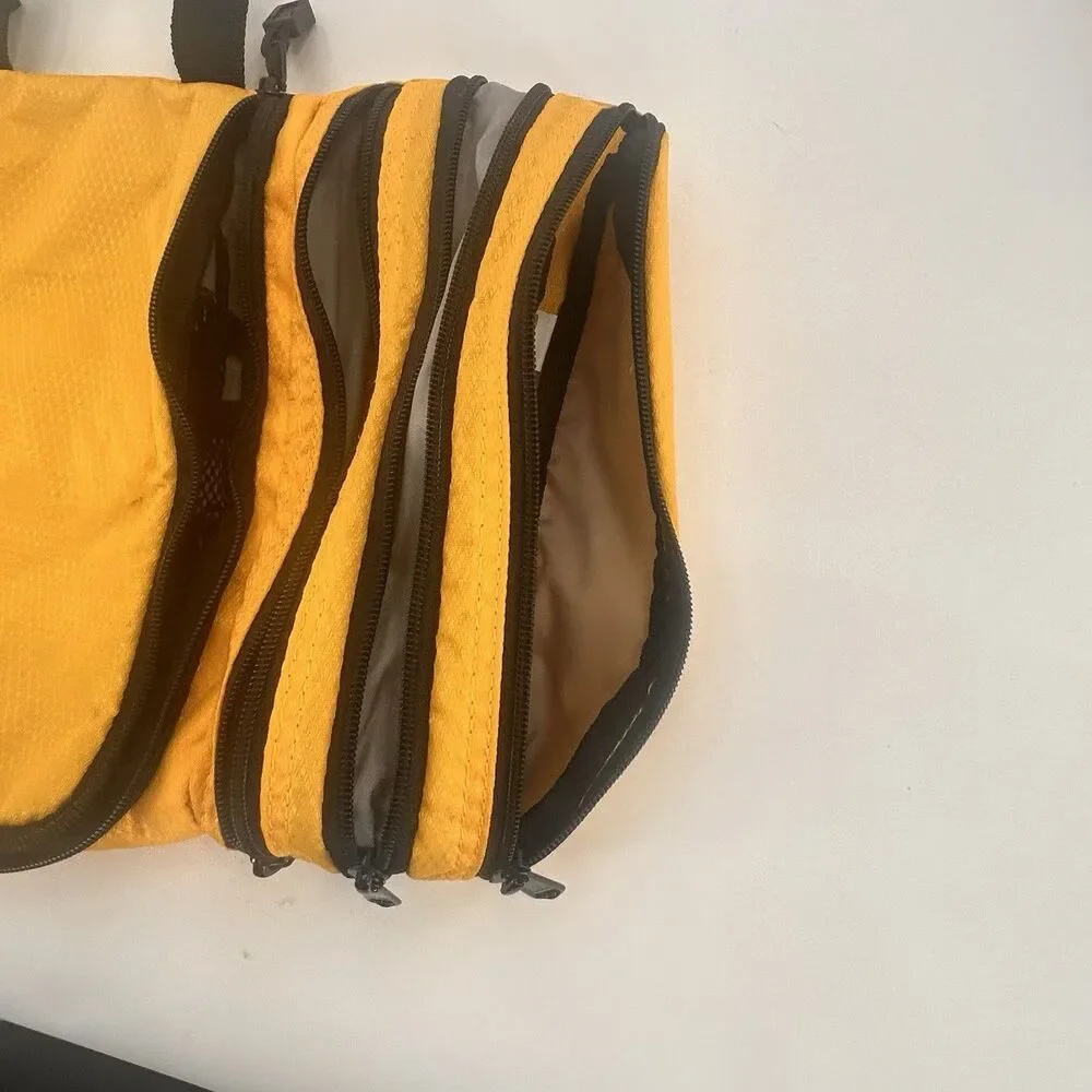 eBags Pack-it-Flat Hanging Toiletry Kit Yellow Travel Organizer Fast Shipping